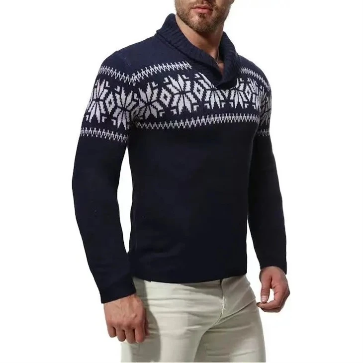 Knitwear Knit Pullover Sweater Men Clothing