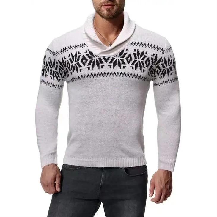 Knitwear Knit Pullover Sweater Men Clothing