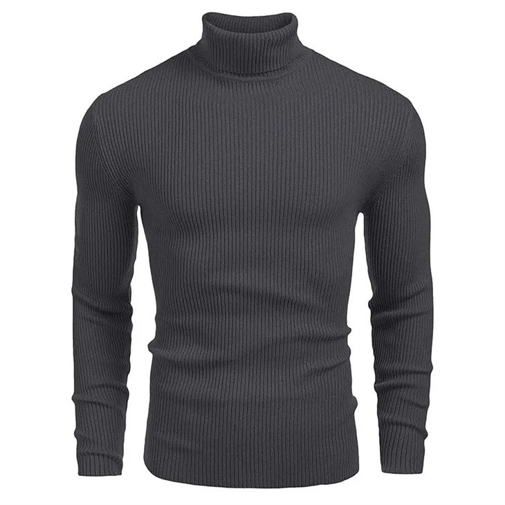 Solid Color Warm Men Sweater